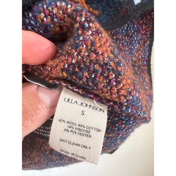Ulla Johnson Twyla Bellflower Print Sweater, Size Small - Picture 5 of 7